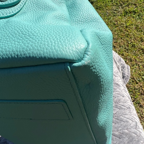 BECK Bags - HAYES in AUDREY Tiffany Blue - GENIUNE LEATHER - RETIRED color! - Picture 10 of 12